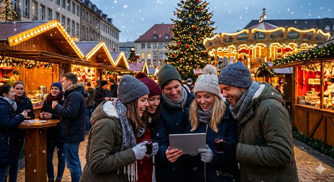 Christmas Rallye: Tablet-Rallye während des Teamevents